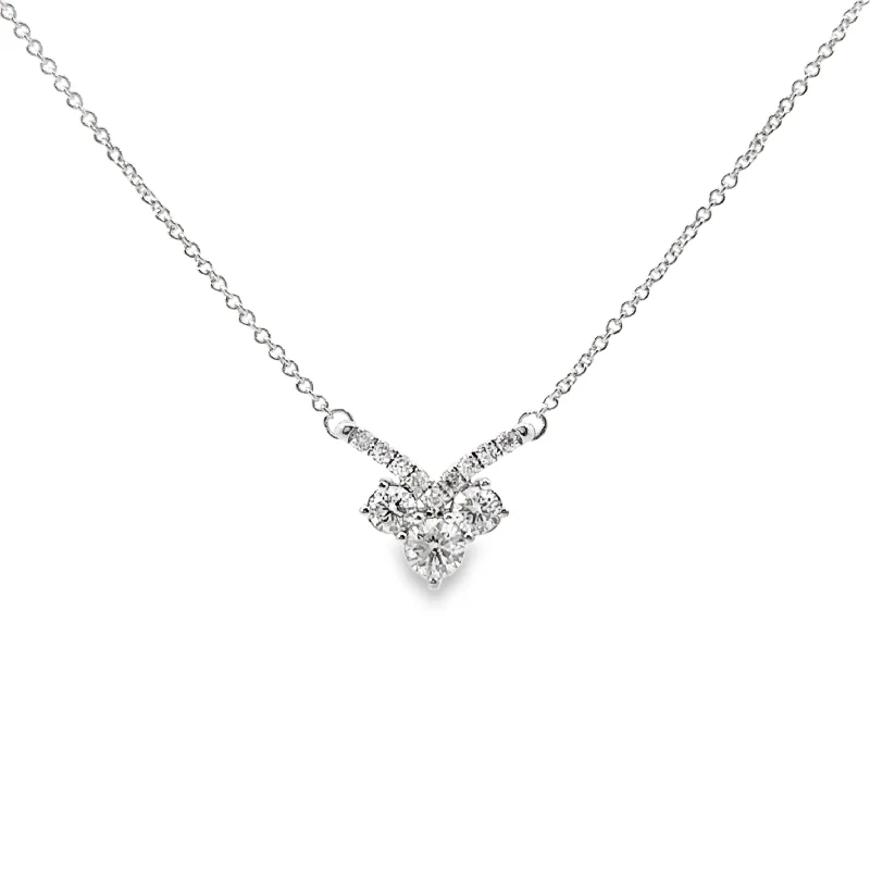 White Gold Diamond Fashion Necklace