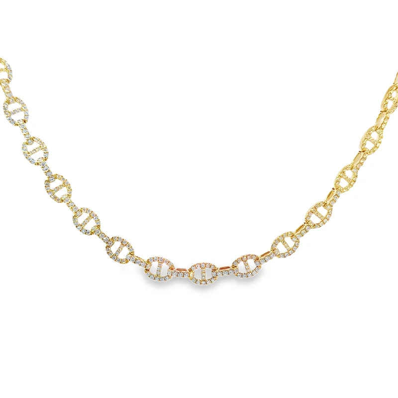 Yellow Gold Diamond Fashion Necklace