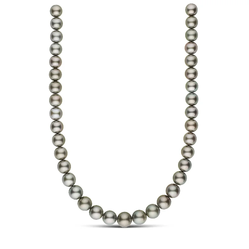 18-inch 11.0-13.3 mm AA+/AAA Round Tahitian Pearl Necklace