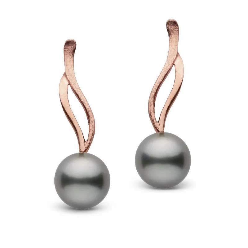 Wisp Collection Tahitian Pearl Earrings