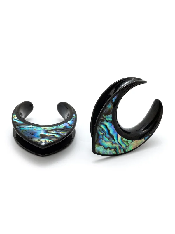 Black Abalone Crown Steel Saddles