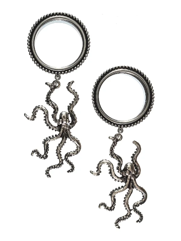 Steel Squid Dangle Threaded Steel Tunnels