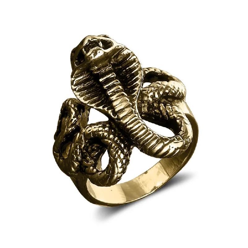 Venom Men's Gold Ring