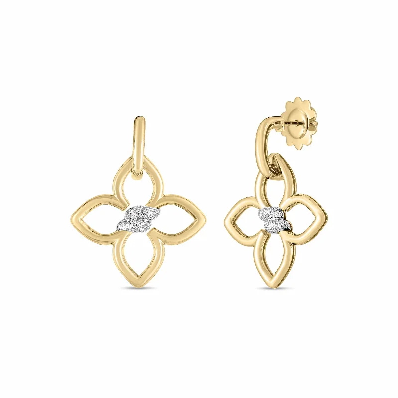 Roberto Coin 18K Yellow Gold Cialoma Diamond Stud Earrings