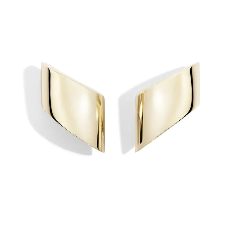 Vhernier 18K Rose Gold Vague Midi Earclips