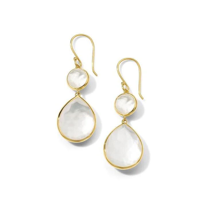 IPPOLITA Rock Candy Snowman Earring in Mother of Pearl