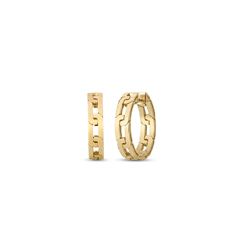 Roberto Coin Navarra Yellow Gold Earrings