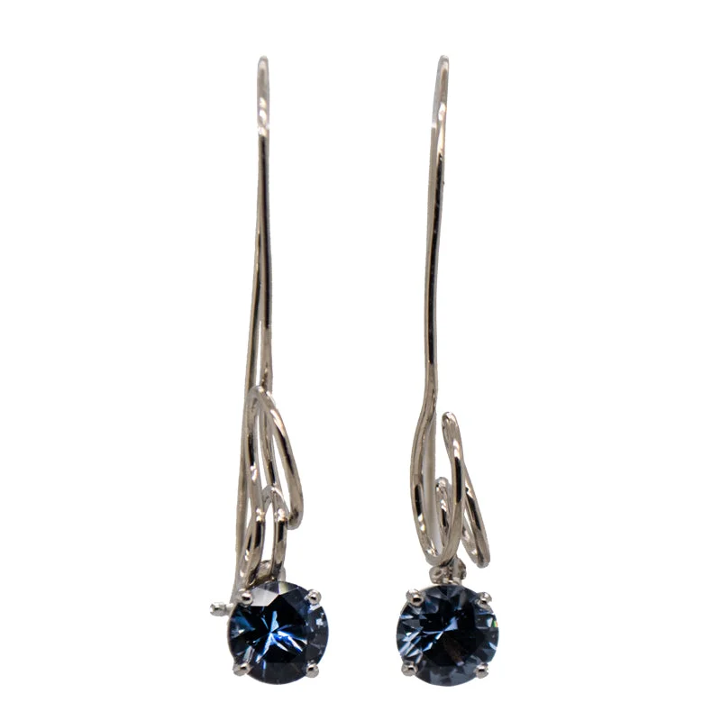 Spinel Seaweed French Wire Earrings