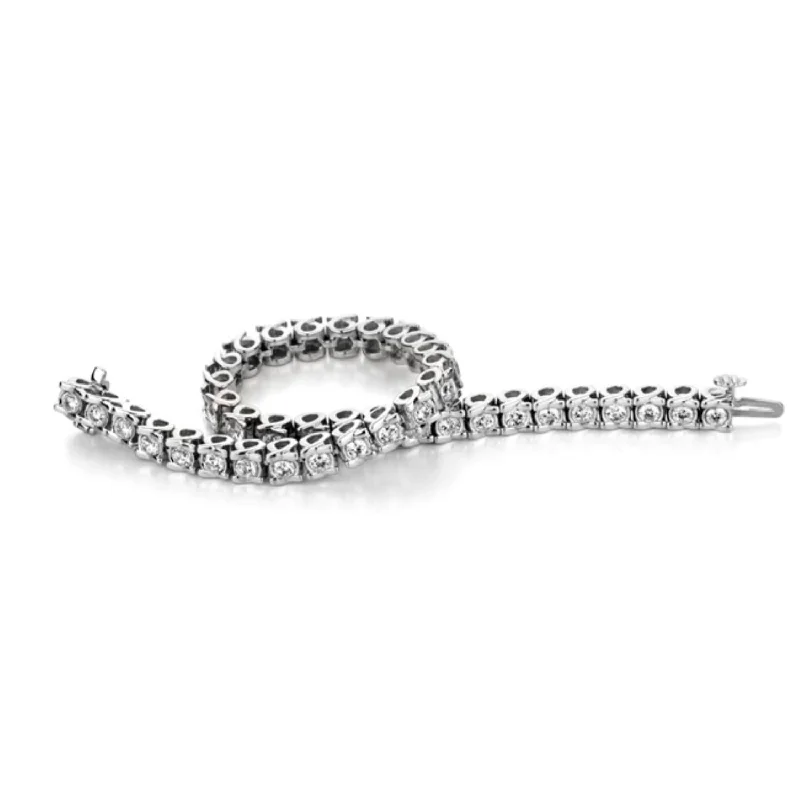 1 CTW Diamond 7-inch Tennis Bracelet in 10KT White Gold