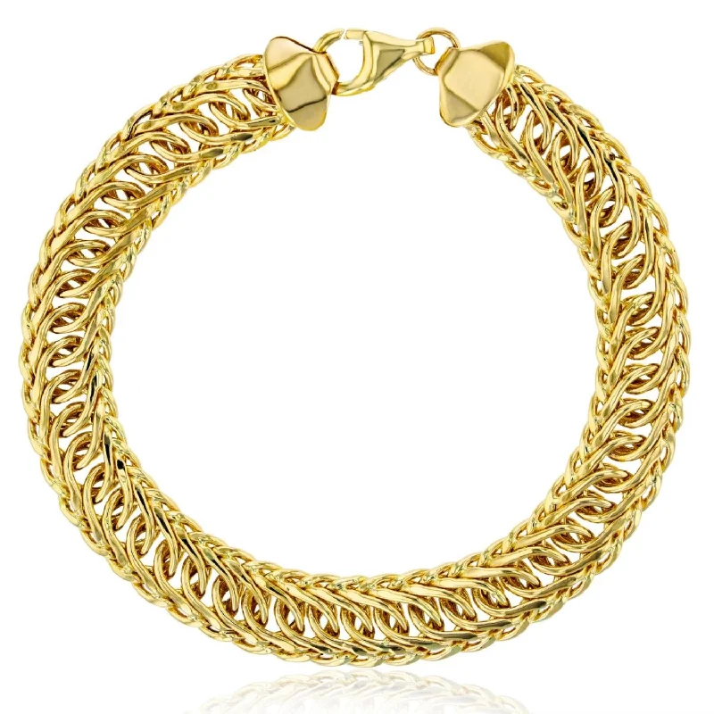 10KT Yellow Gold 7.75-inch Fancy Bracelet