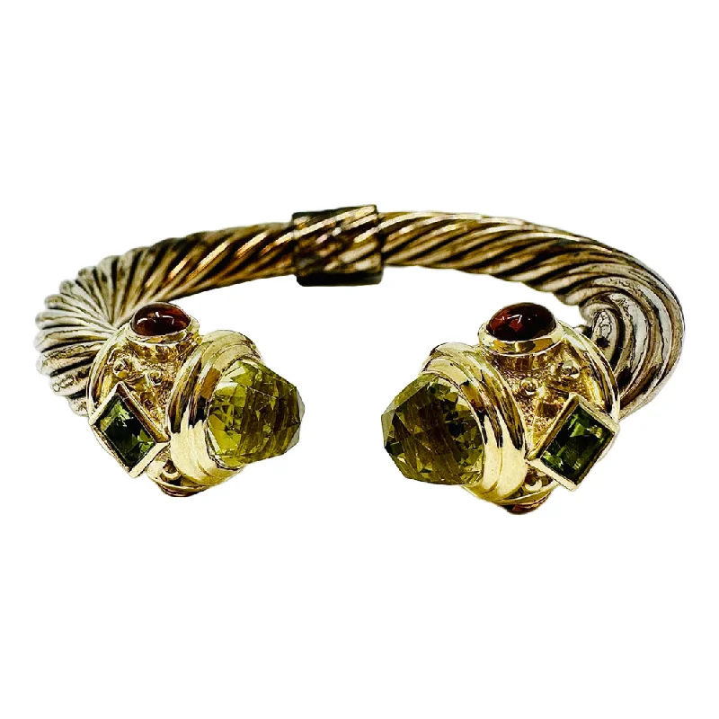 David Yurman Periodot, Citrine Classic Cable Renaissance Cuff Bracelet